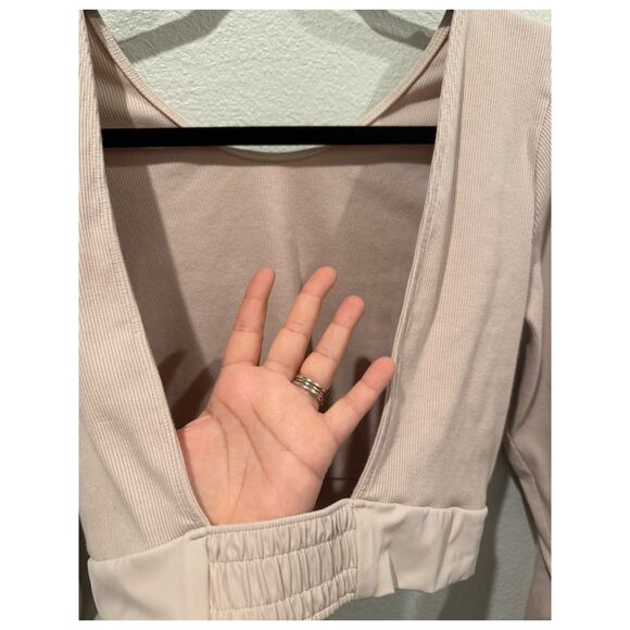 VICTORIA'S SECRET Pink Open Back Long Sleeve Crop Top - Picture 6 of 6